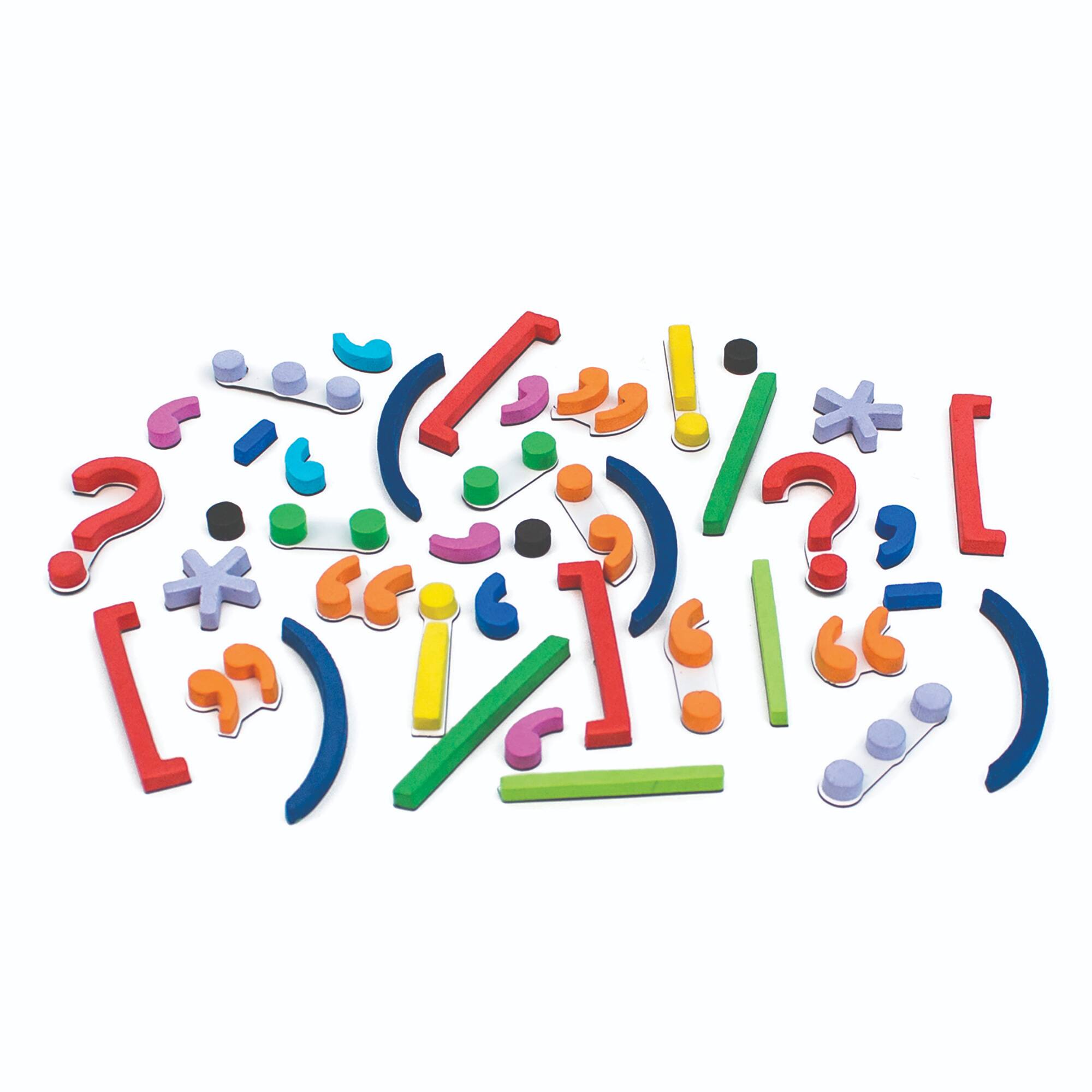 Junior Learning® Rainbow Punctuation Marks Magnetic Activities Set